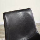 Contemporary Style Faux Leather Side Chair