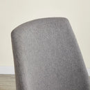 Grey Back Cover Dining Chair (Set of 2)