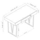 Michiko Rectangular Writing desk