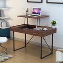 Adjustable Height Top With Mechanism Writing Desk