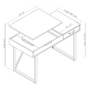 Adjustable Height Top With Mechanism Writing Desk