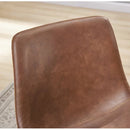 Contemporary Style Faux Leather Side Chair